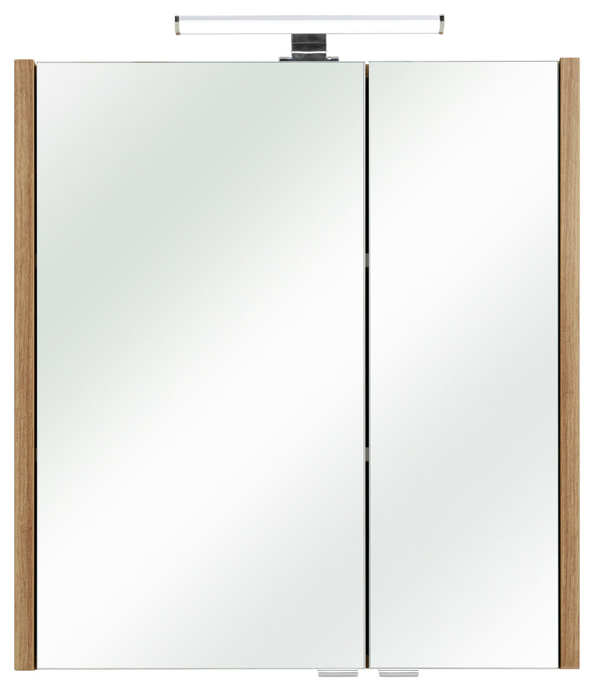 SPIEGELSCHRANK 62/70/20 cm  - Eichefarben, Basics, Glas/Holz (62/70/20cm) - Xora