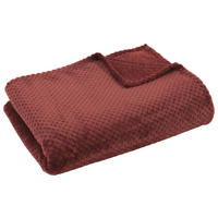 FLEECEDECKE NELE 150/200 cm  - Bordeaux, Basics, Textil (150/200cm) - Novel