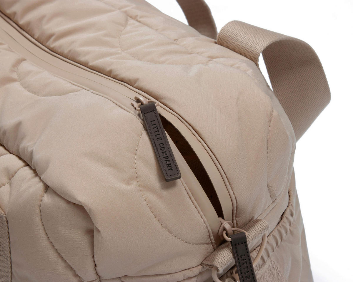 WICKELTASCHE Sydney  - Sandfarben/Braun, Basics, Textil (41/29/15cm)