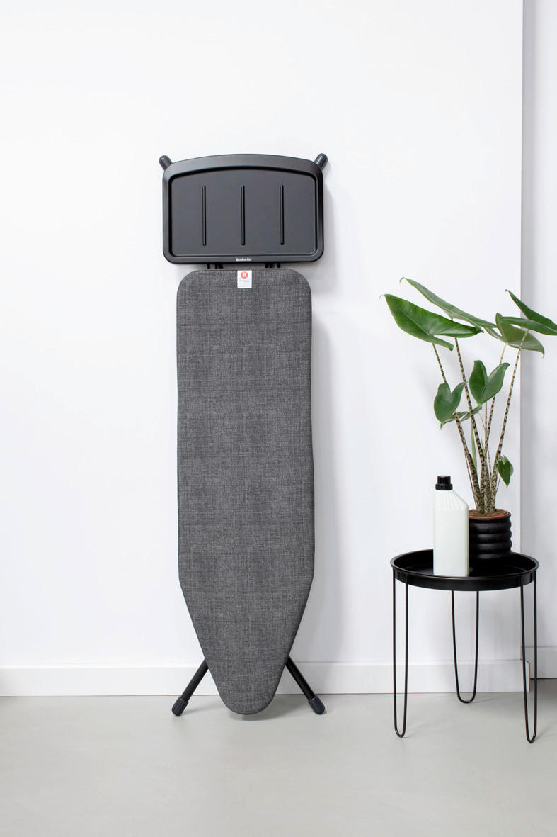 LIKALNA DESKA - črna, Basics, tekstil (48.5/159/7cm) - Brabantia