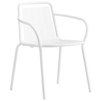 GARTENSTUHL Edelstahl Weiß  - Weiß, Basics, Metall (60/79/53cm) - Connubia 