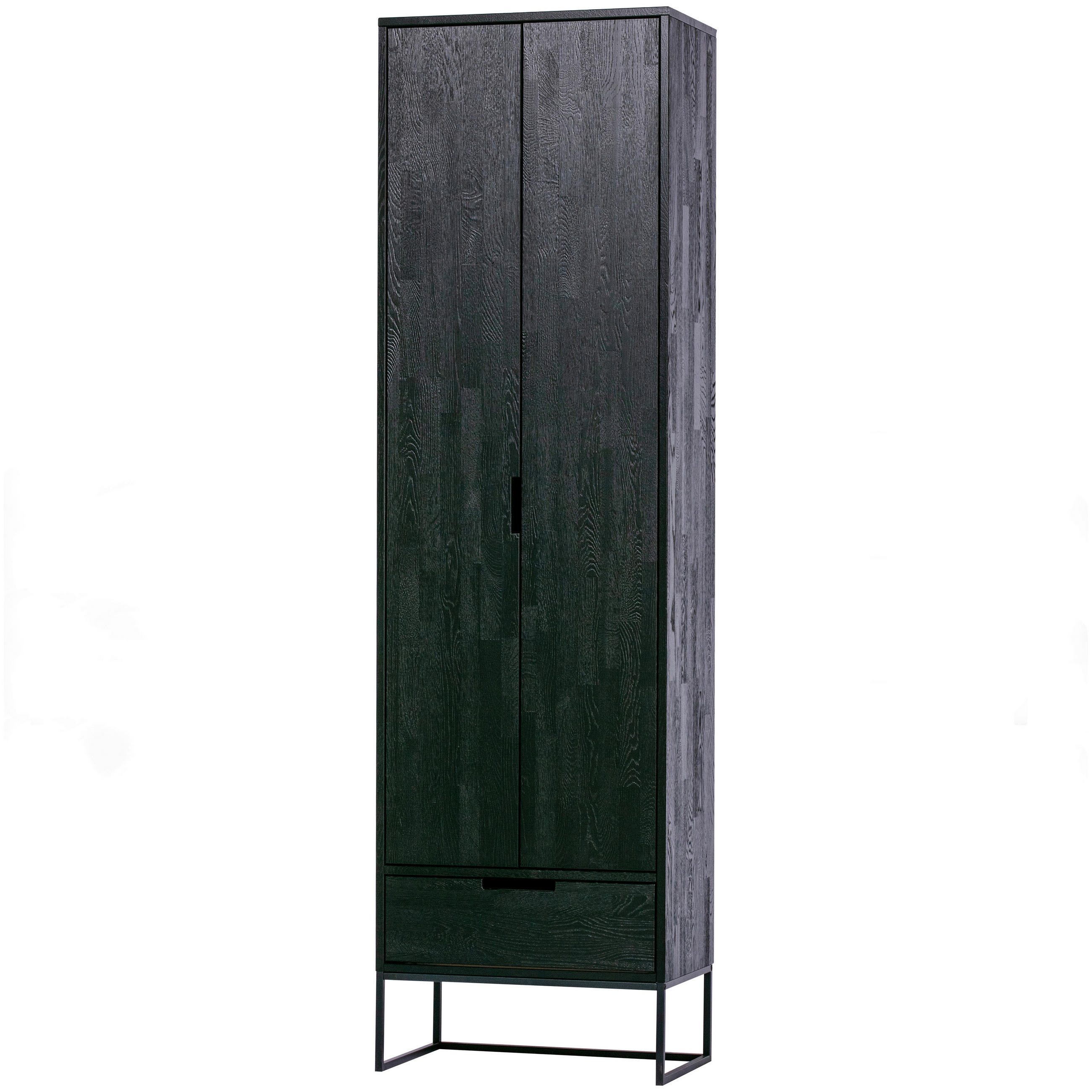 MEHRZWECKSCHRANK 60/210/36 cm  in Schwarz  - Schwarz, Design, Holz/Holzwerkstoff (60/210/36cm) - Livetastic