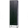 MEHRZWECKSCHRANK 60/210/36 cm  in Schwarz  - Schwarz, Design, Holz/Holzwerkstoff (60/210/36cm) - Livetastic