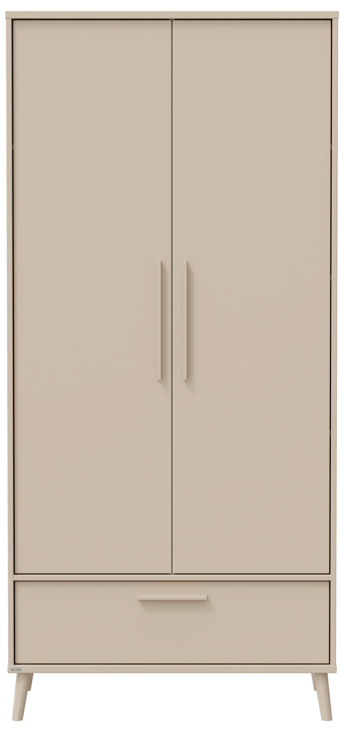 OTROŠKA OMARA ZA OBLAČILA  Eefje  95/204/57 cm          - bež, Basics, umetna masa/leseni material (95/204/57cm) - Paidi