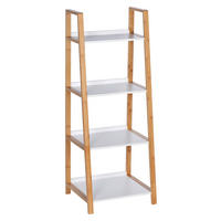 BADEZIMMERREGAL 43/112/36 cm  - Weiss/Braun, Basics, Holz (43/112/36cm) - Wenko
