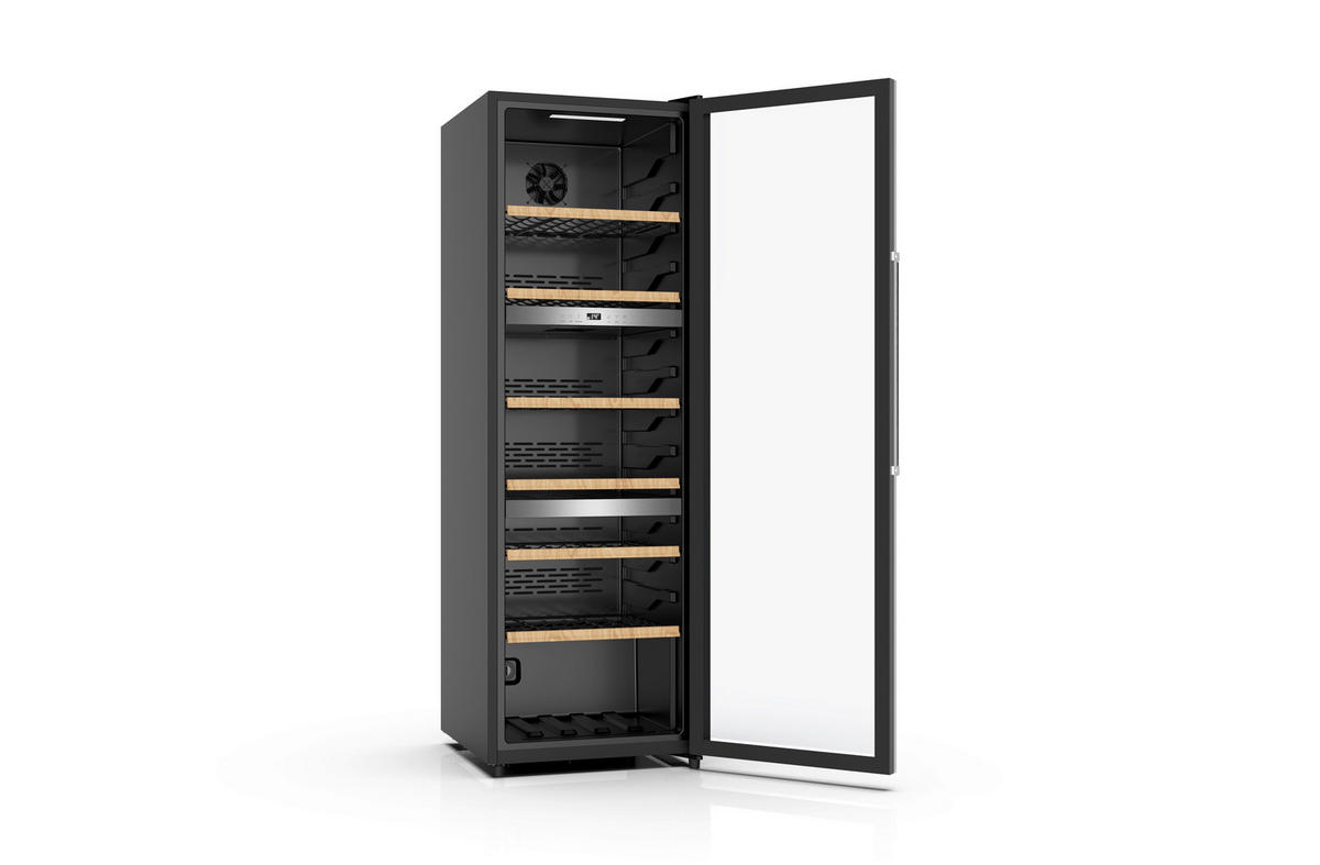 WEINKÜHLSCHRANK WS2830  - Schwarz, Basics, Metall (54/167,6/64cm) - Nabo