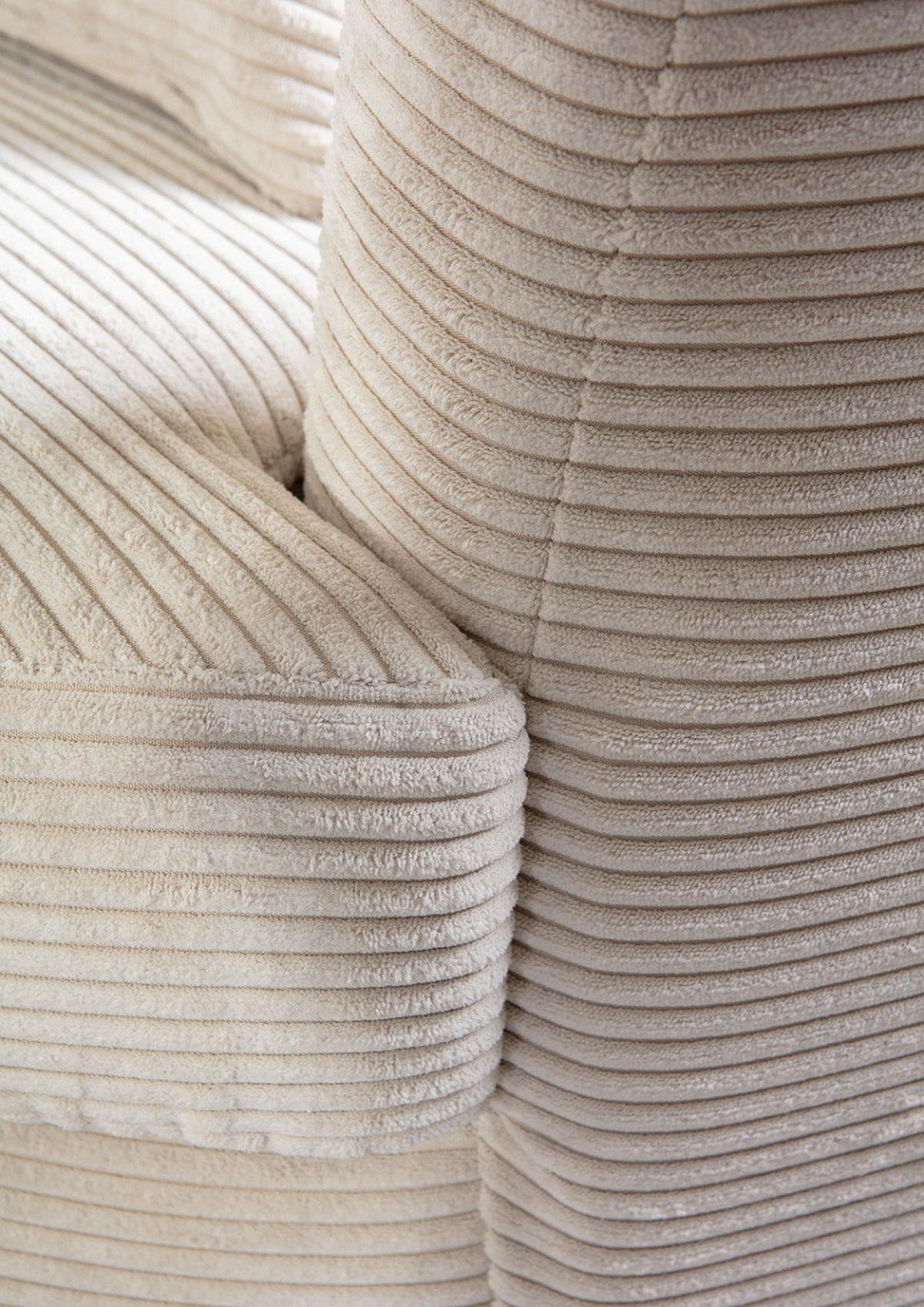 KUTNA GARNITURA tekstil  prirodne boje   - prirodne boje/crna, Design, tekstil/plastika (235/175cm) - home24