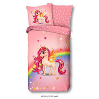 KINDERBETTWÄSCHE Renforcé 135/200 cm  - Pink, Textil (135/200cm) - MID.YOU