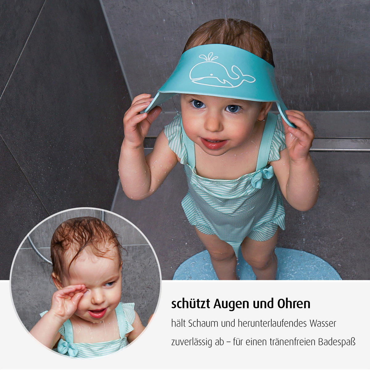 BABYBADESET  - Pastellblau, Basics, Kunststoff (9,8/17/5cm) - Reer