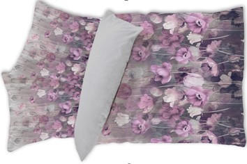 LENJERIE DE PAT CU DOUĂ FEțE 220/200 cm  - gri, textil (220/200cm) - Esposa