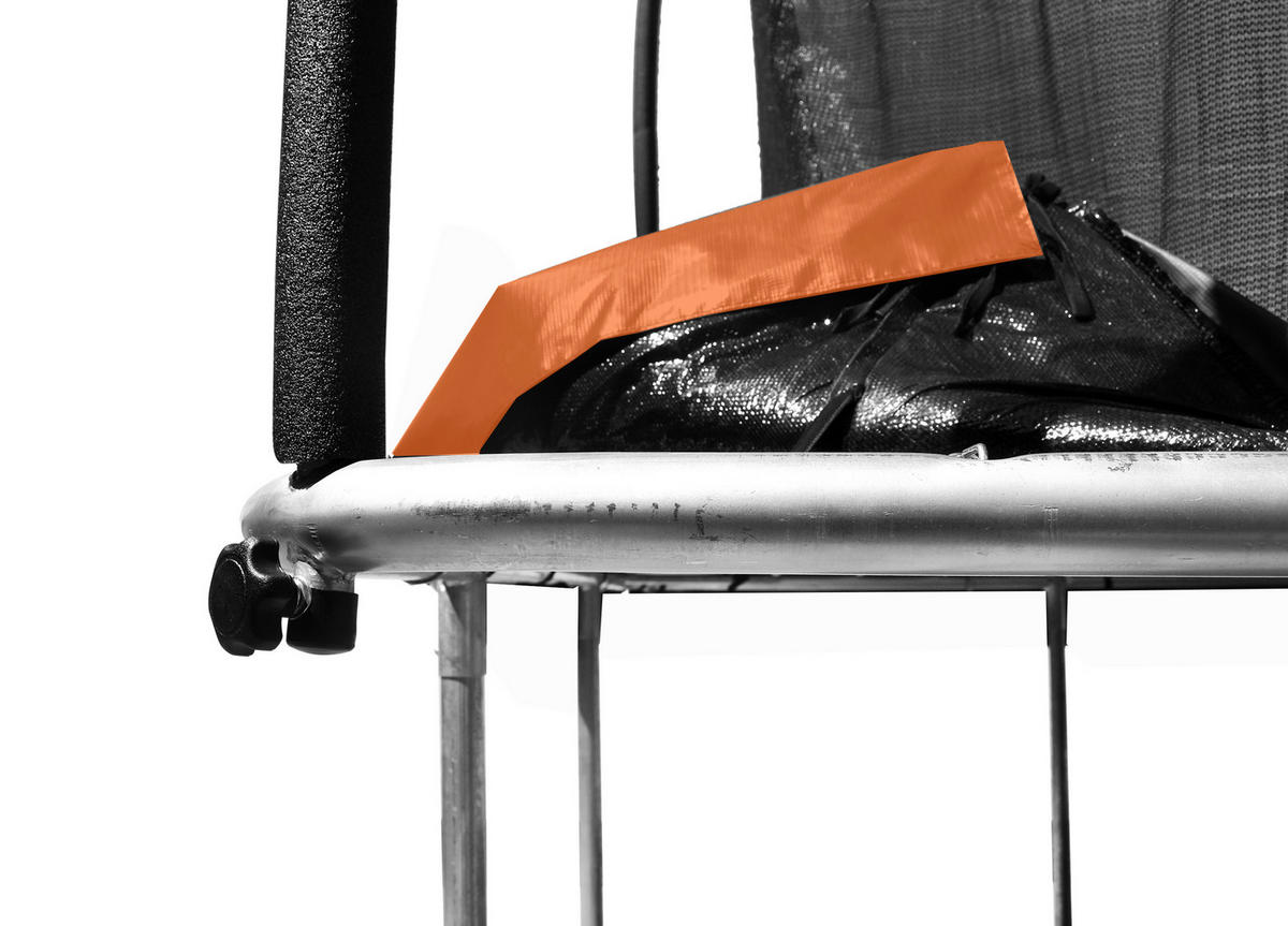 TRAMPOLIN TPE 366, ECKIG  - Orange, KONVENTIONELL (366/273cm) - Atrigo