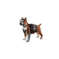 DEKOHUND - Dunkelbraun/Beige, Design, Kunststoff (16,5/36/32cm) - Milino