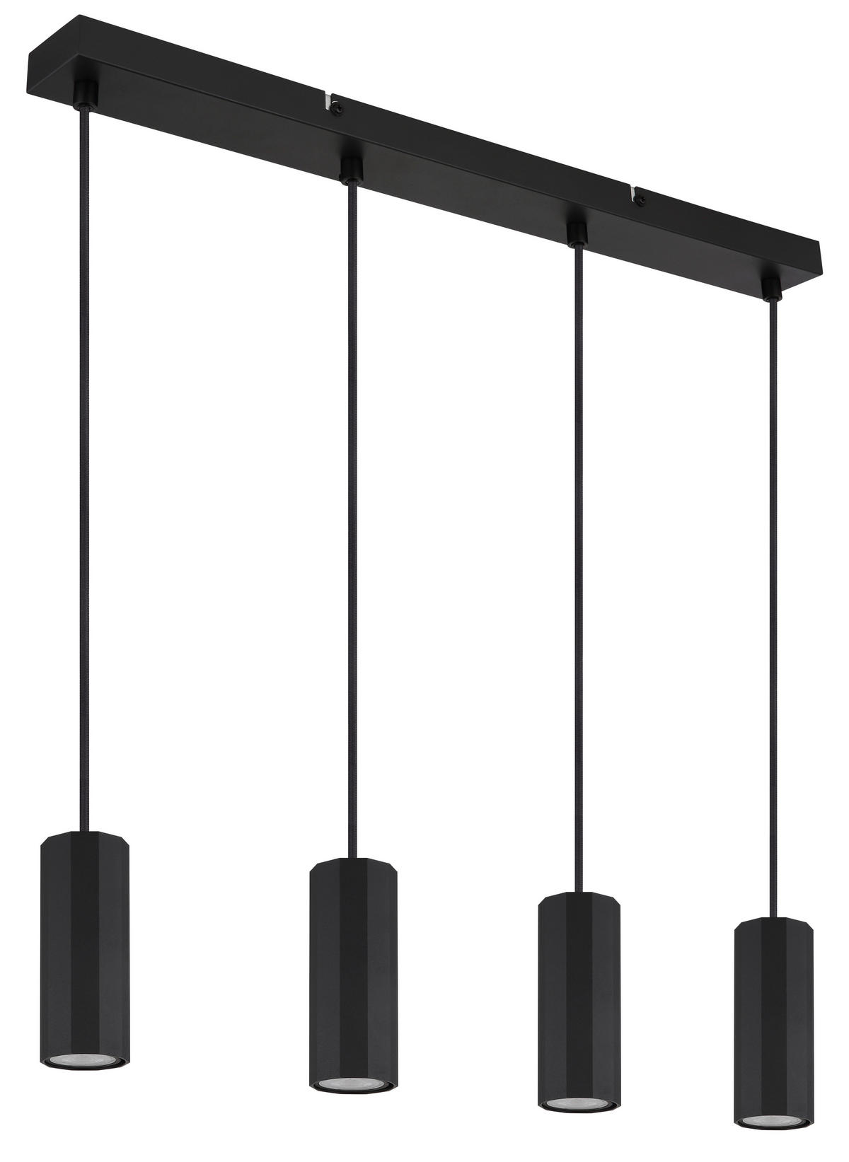 HÄNGLAMPA JAMES 61/6/120 cm  - svart, Design, metall (61/6/120cm) - Globo