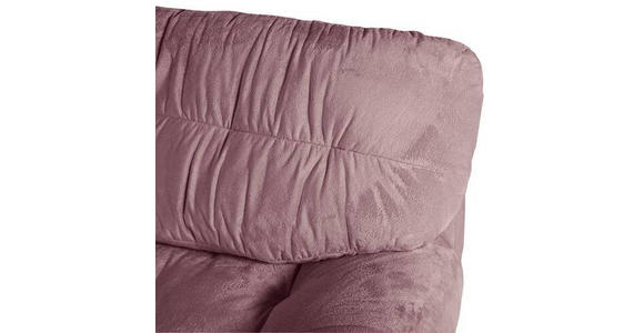 ECKSOFA Rosa Plüsch  - Schwarz/Rosa, Design, Kunststoff/Textil (170/250cm) - Carryhome