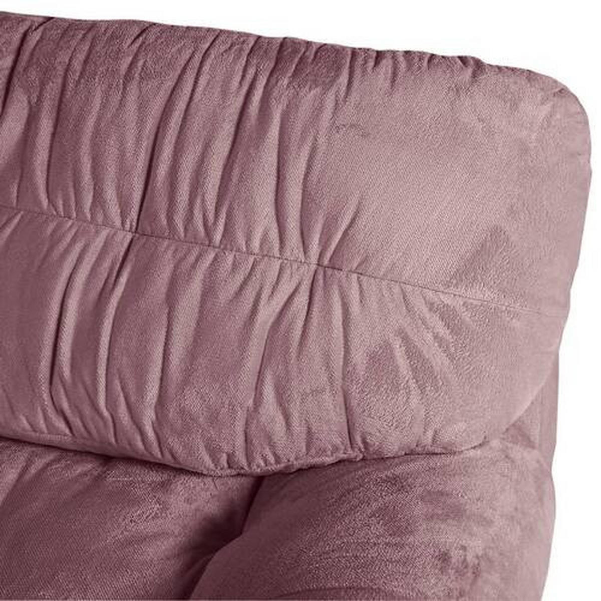 HÖRNSOFFA i plysch rosa  - svart/rosa, Design, textil/plast (170/250cm) - MID.YOU