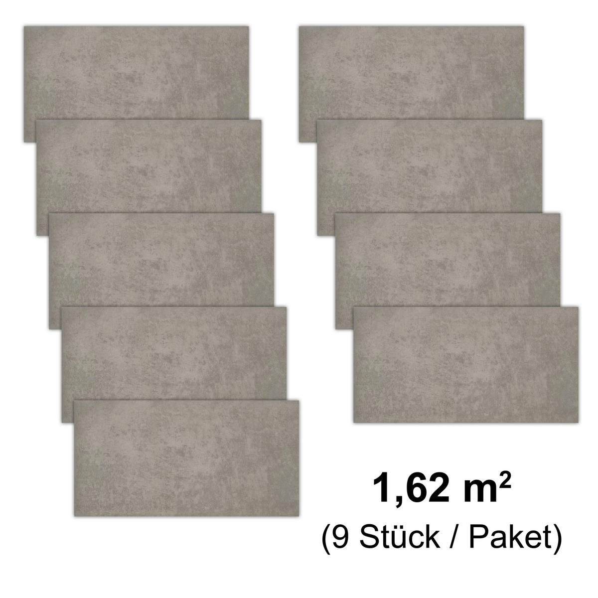WANDPANEEL Baridecor Aqua Greige  - Greige, Design, Kunststoff (60/30/0,4cm)