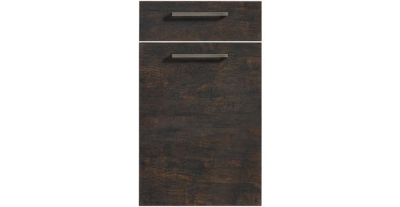 EINBAUKÜCHE - Eichefarben/Weiß, Design, Holzwerkstoff - Dieter Knoll
