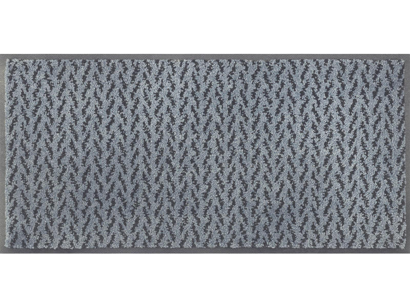 LÄUFER Duo Denim  - Anthrazit/Blaugrau, Design, Kunststoff/Textil (35/75cm) - wash+dry