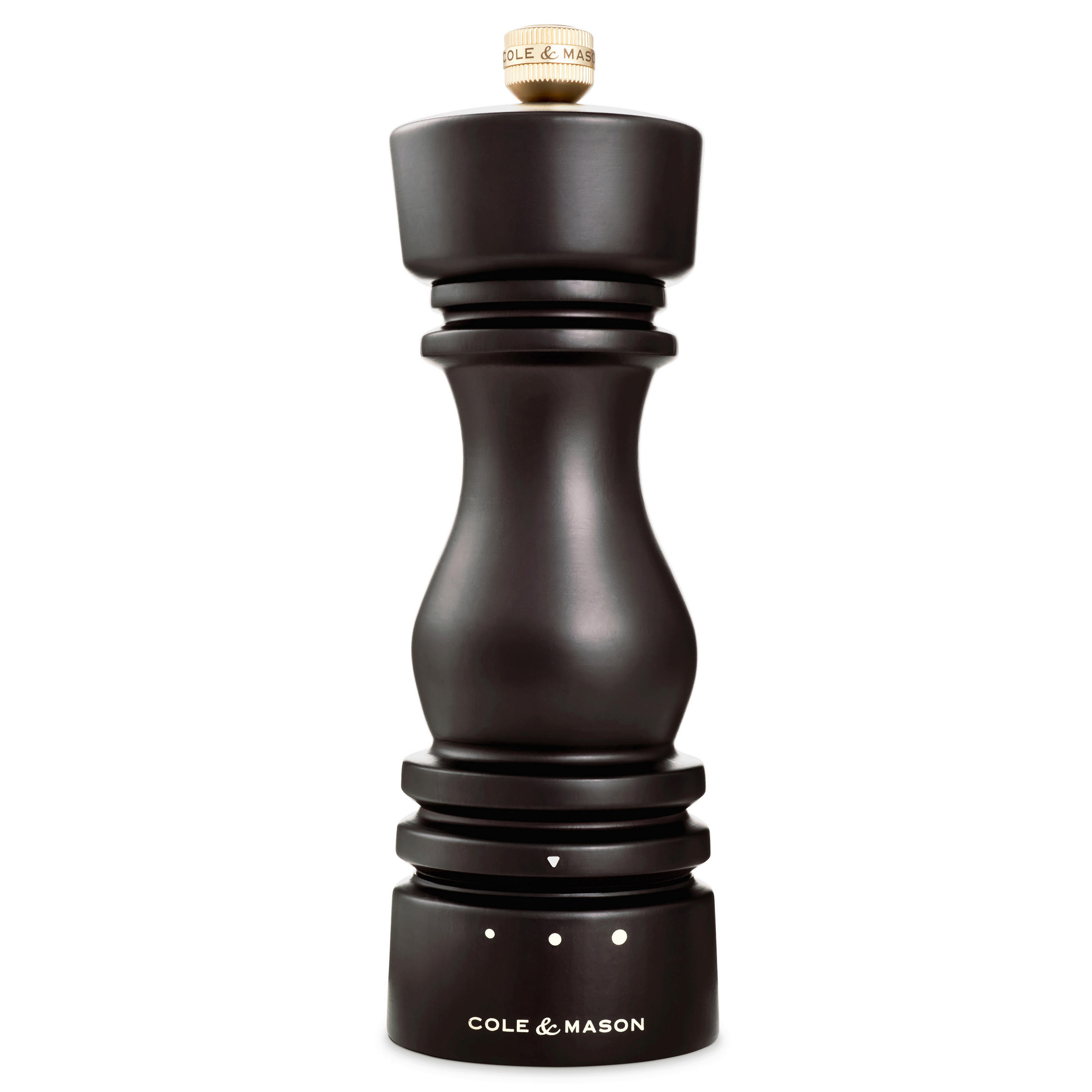 SALZMÜHLE  - Dunkelbraun, Basics, Keramik/Holz (13,6/19,6/13,6cm) - Cole & Mason
