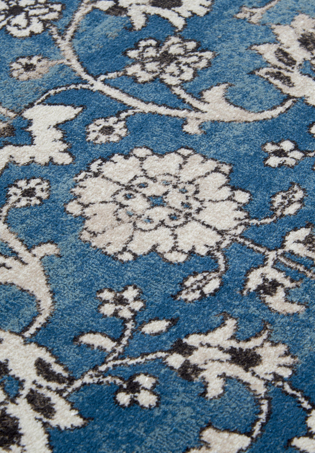 FLACHWEBETEPPICH  Wohnzimmer 160/235 cm Kollektion 1869 Blau, Creme rechteckig  - Blau/Creme, Design, Kunststoff/Textil (160/235cm) - Villeroy & Boch