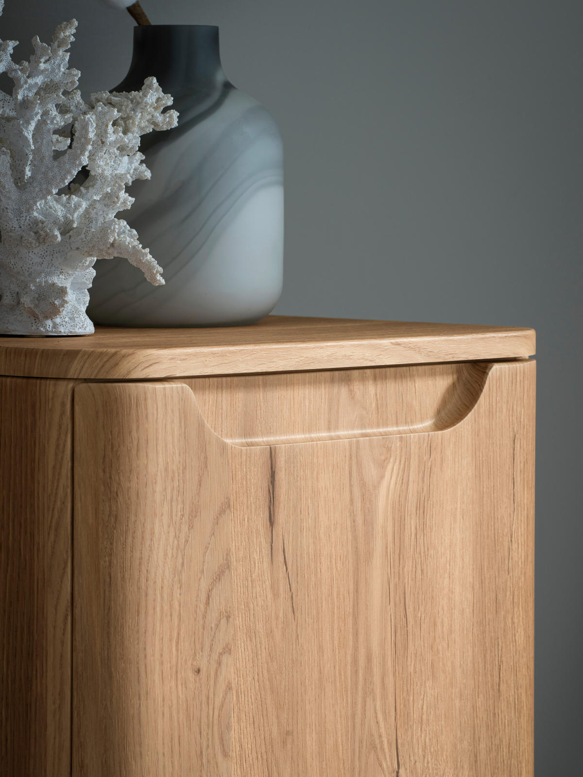 MIDISCHRANK 41/130/35 cm  - Wildeiche, KONVENTIONELL, Holzwerkstoff (41/130/35cm) - Held