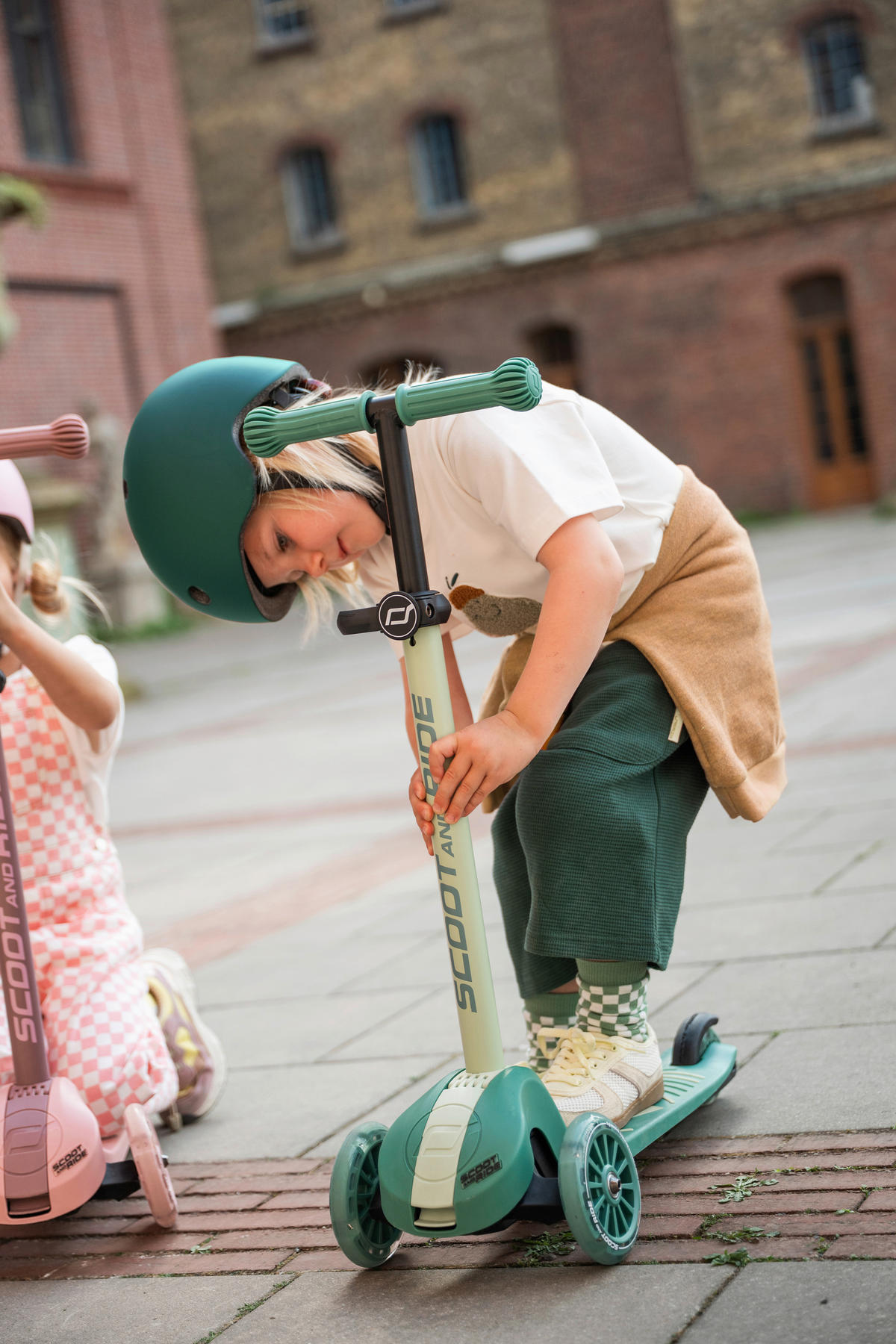 KINDERSCOOTER Highwaykick 3 S  - Waldgrün, Trend, Kunststoff (27/58/57,5cm) - Scoot and Ride