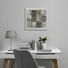 BILD - Silberfarben/Braun, Design, Holz/Textil (55/55cm) - Monee BILD - Silberfarben/Braun, Design, Holz/Textil (55/55cm) - Monee