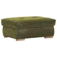 HOCKERBANK in Textil Dunkelgrün  - Dunkelgrün/Eichefarben, Konventionell, Holz/Textil (103/45/71cm) - Carryhome