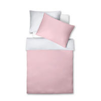 KÉTOLDALAS ÁGYNEMŰHUZAT 220/200 cm  - világosszürke/pink, Basics, textil (220/200cm) - Fleuresse