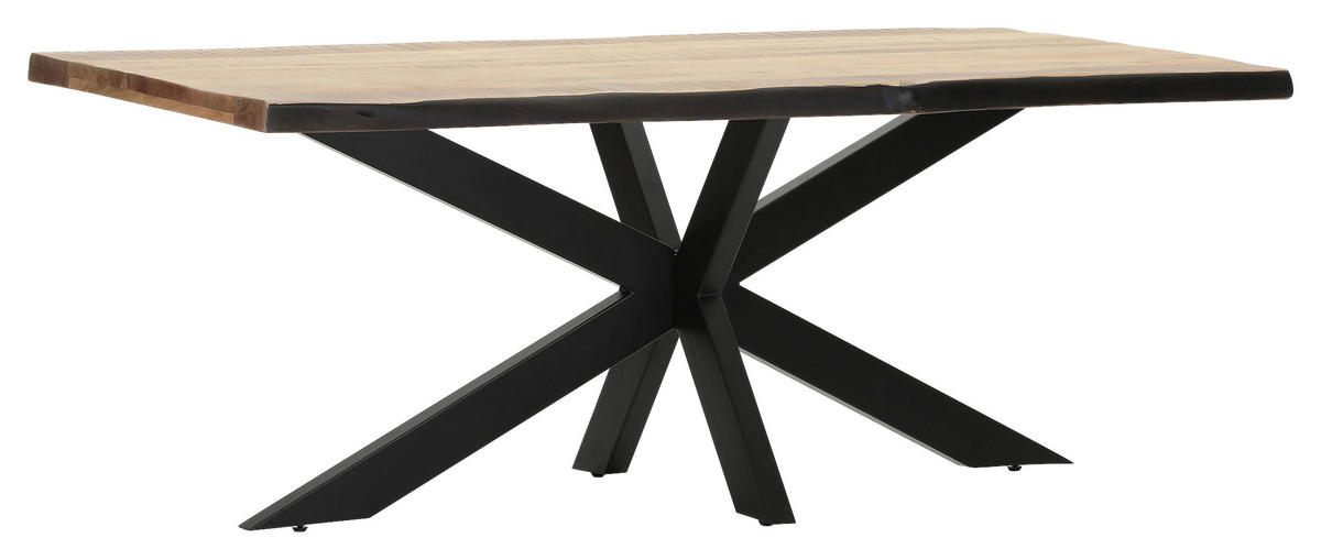 TISCHPLATTE Akaziefarben   - Akaziefarben, Design, Holz (200/100/5cm) - Landscape