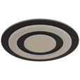 DECKENLEUCHTE 40 W 48/5,2 cm - Champagner/Dunkelbraun, Design, Holz/Kunststoff (48/5,2cm) - Novel