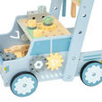 LAUFLERNWAGEN  - Blau/Hellgelb, Basics, Holz/Kunststoff (40/29,5/46cm) - My Baby Lou