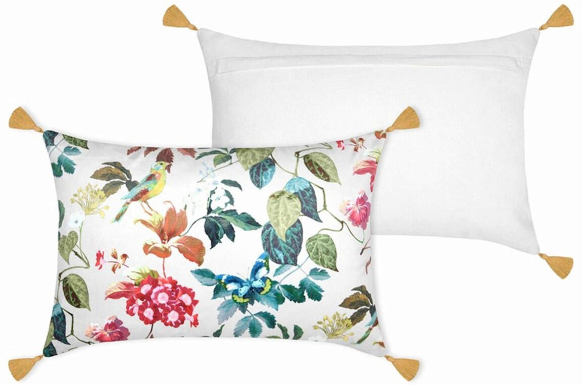 OKRASNA BLAZINA  EMMY   40/60 cm          - zelena/bela, Basics, tekstil (40/60cm)