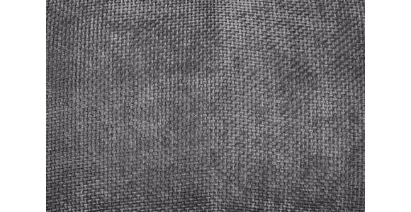 WOHNLANDSCHAFT in Struktur Dunkelgrau  - Dunkelgrau/Schwarz, KONVENTIONELL, Textil/Metall (253/357/188cm) - Carryhome