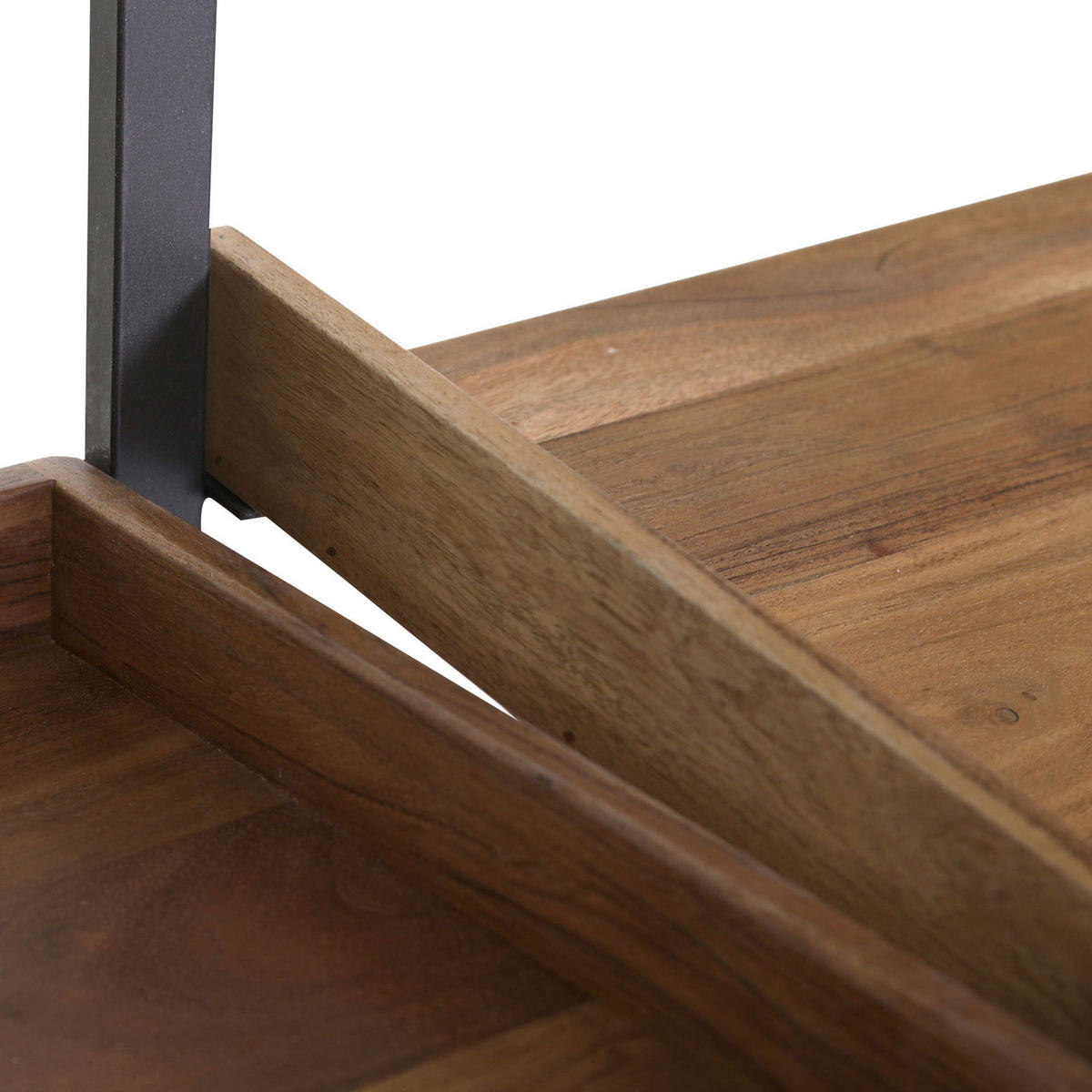 GARDEROBE  in 145/150/48 cm  - Anthrazit/Akaziefarben, Design, Holz/Metall (145/150/48cm)
