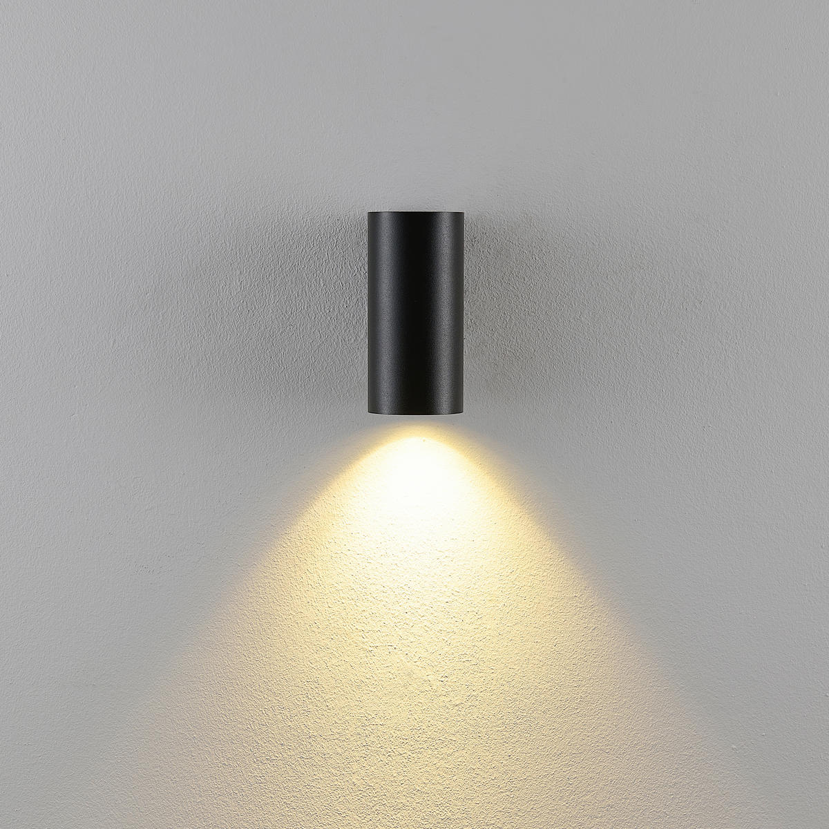 WANDSTRAHLER Can 7/6/12.5 cm   - Schwarz, Design, Metall (7/6/12.5cm)