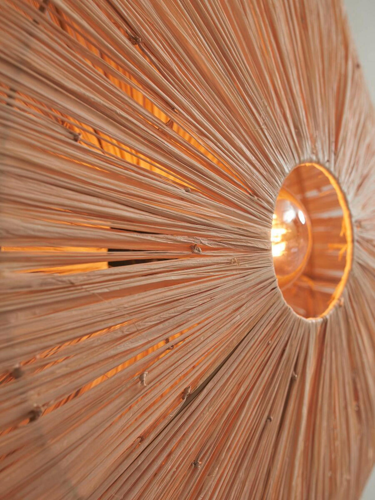 VÄGGLAMPA 45/7 cm   - ljusbrun, Basics, naturmaterial (45/7cm) - Good & Mojo