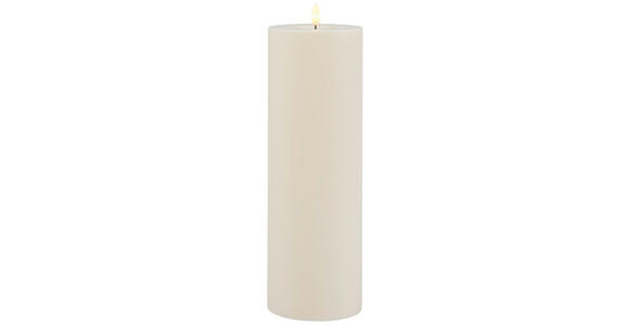 LED-KERZE 10/32,5 cm - Creme, Basics, Kunststoff (10/32,5cm) - Ambia Home