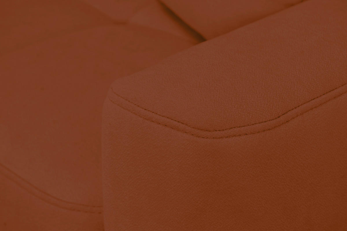 ECKSOFA Rostfarben Chenille, Struktur  - Rostfarben, Design, Textil (237/186cm) - MID.YOU