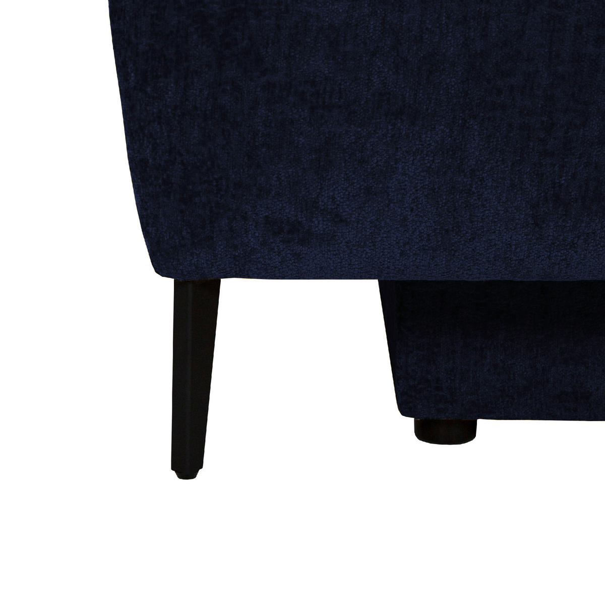 SCHLAFSOFA in Webstoff Dunkelblau  - Schwarz/Dunkelblau, Modern, Textil/Metall (200/90/100cm) - Ti'me