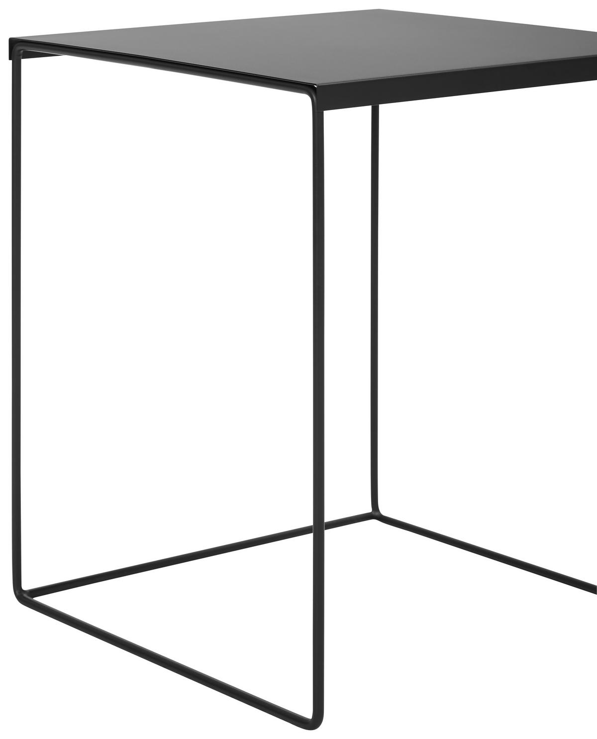 SATZTISCH in Metall 38/38/45 cm  - Schwarz, Design, Metall (38/38/45cm) - MID.YOU
