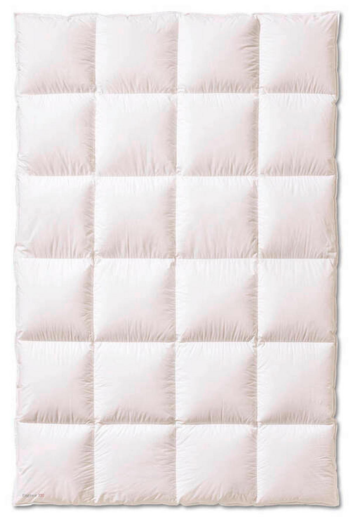 DAUNENDECKE 155/220 cm Elegance 700  - Weiß, Basics, Textil (155/220cm) - Kauffmann