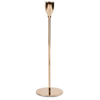 STABKERZENHALTER - Goldfarben, Basics, Metall (8/27cm) - Ambia Home