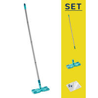 ČISTICÍ SADA NA PODLAHY - tyrkysová, Basics, plast (26/10,2/14,40cm) - Leifheit