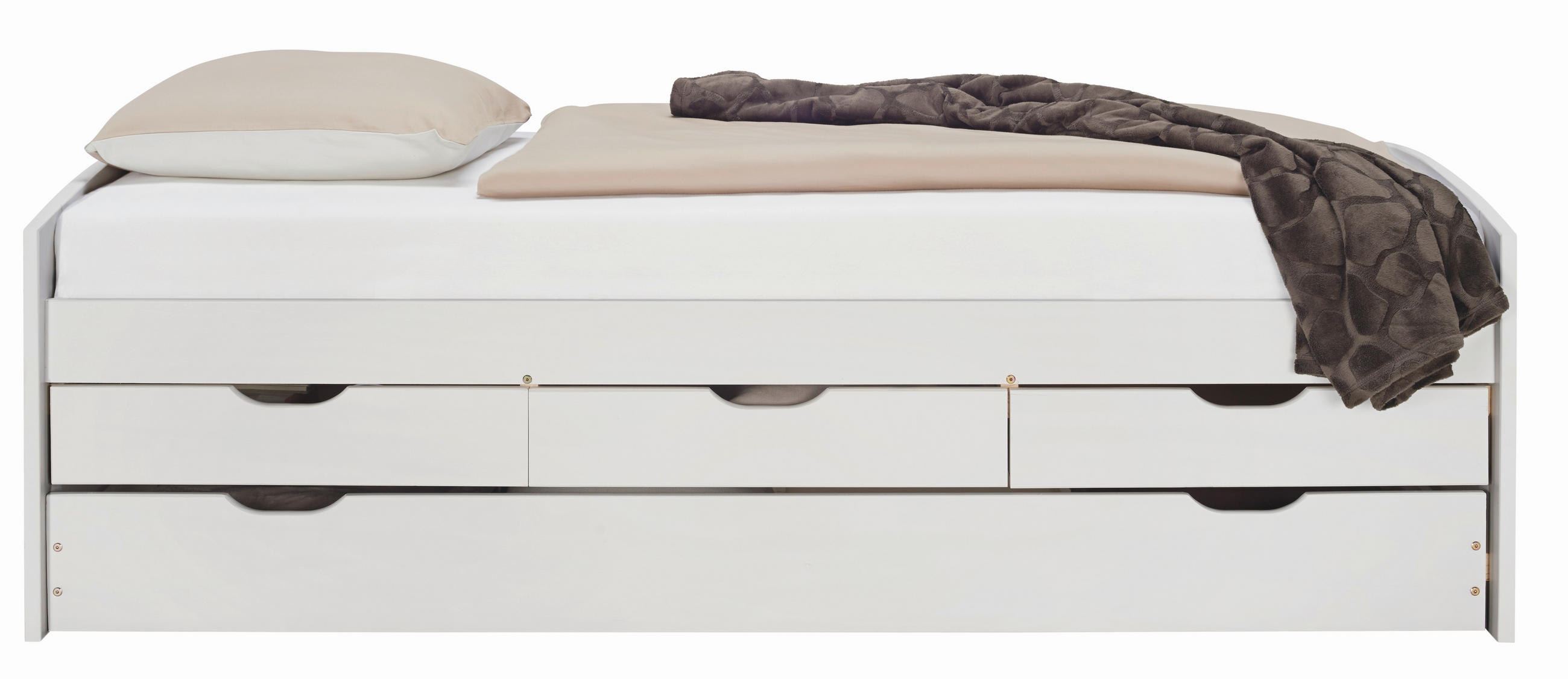 LEŽALNIK,  bela les - bela, Moderno, les (90/200cm)