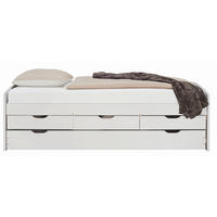 LEŽALNIK,  bela les - bela, Moderno, les (90/200cm)