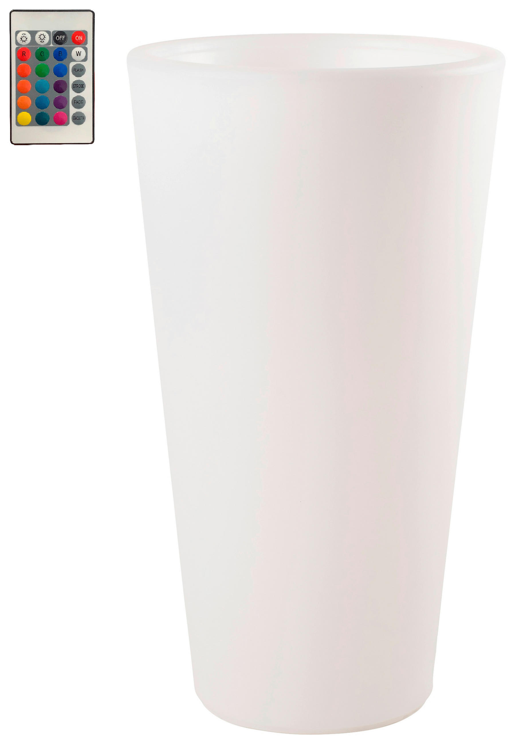 LED-DEKOLEUCHTE 49/70 cm   - Weiß, Basics, Kunststoff (49/70cm)