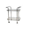 SERVIERWAGEN Chromfarben  - Chromfarben, Design, Glas/Kunststoff (44/69/75cm) - MID.YOU