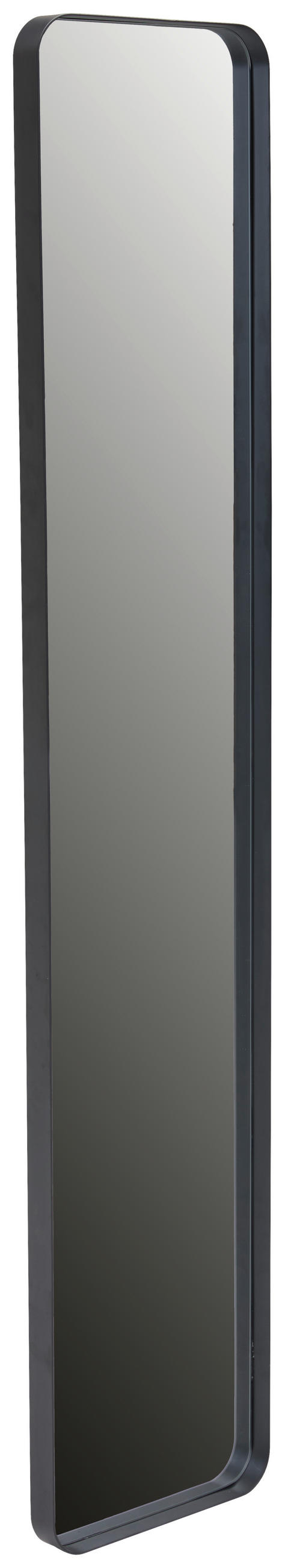 WANDSPIEGEL 30,5/150/3,5 cm    in rechteckig  - Schwarz, Design, Glas/Metall (30,5/150/3,5cm) - Xora