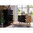 KOMODA SIDEBOARD - černá/barvy dubu, Design, kov/kompozitní dřevo (120/75/41,5cm) - Carryhome KOMODA SIDEBOARD - černá/barvy dubu, Design, kov/kompozitní dřevo (120/75/41,5cm) - Carryhome